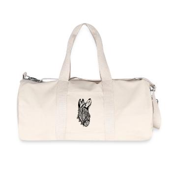 Wolf - Recycled Canvas Sports Bag by Stanley/Stella - natural - Front