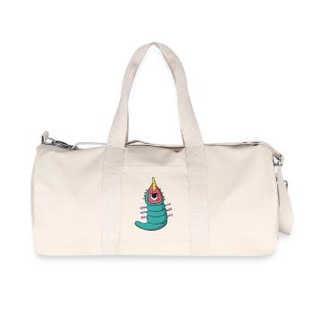 Unicorn monster gift horror Halloween fantasy - Recycled Canvas Sports Bag by Stanley/Stella - natural - Front