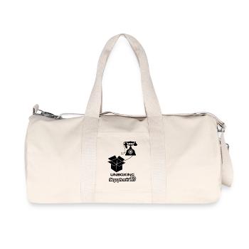 unbox blak - Recycled Canvas Sports Bag by Stanley/Stella - natural - Front