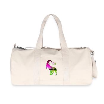 Geissbock Hennes Köln - Recycelte Canvas-Sporttasche von Stanley/Stella - Naturweiß - Vorne