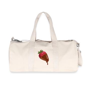 bonbons au chocolat de chocolate118 bonbons - Sac de sport en toile recyclée Stanley/Stella - blanc naturel - Devant