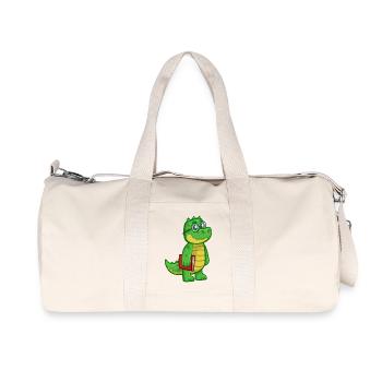 krokodil crocodile alligator animal tiere1 - Recycelte Canvas-Sporttasche von Stanley/Stella - Naturweiß - Vorne