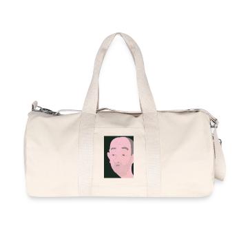 Fld.) Gesicht Face Fratz - Recycelte Canvas-Sporttasche von Stanley/Stella - Naturweiß - Vorne