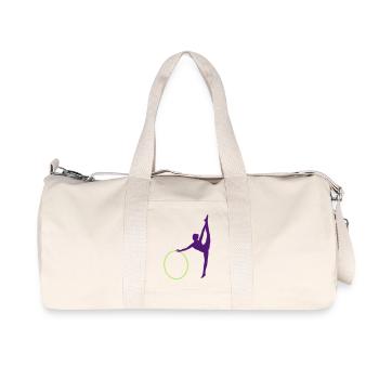 Rhythmic gymnastics - Recycled Canvas Sports Bag by Stanley/Stella - natural - Front