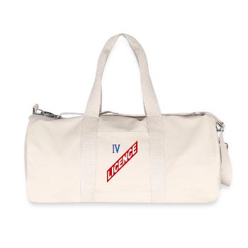 Licence 4 - Sac de sport en toile recyclée Stanley/Stella - blanc naturel - Devant