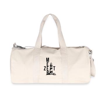 Meer Zeit - Recycelte Canvas-Sporttasche von Stanley/Stella - Naturweiß - Vorne