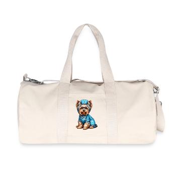 Yorkshire terrier nurse - Recycled Canvas Sports Bag by Stanley/Stella - natural - Front