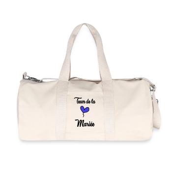 FUTURE MARIEE. EVJF. MARIEE. TEAM. TEAM MARIEE - Sac de sport en toile recyclée Stanley/Stella - blanc naturel - Devant