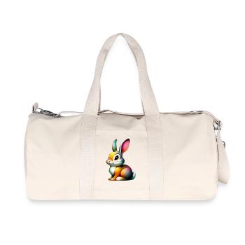Rabbit - Recycled Canvas Sports Bag by Stanley/Stella - natural - Front