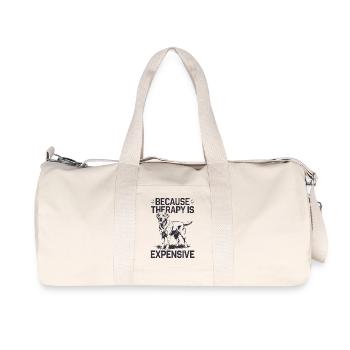 Labrador love heals everything - Recycled Canvas Sports Bag by Stanley/Stella - natural - Front