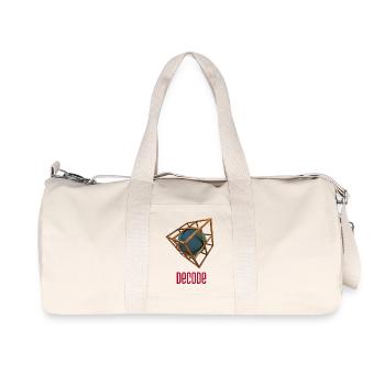 Drucke für Musikliebhaber, Musik, trendy - Recycelte Canvas-Sporttasche von Stanley/Stella - Naturweiß - Vorne