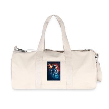 Astronaute 1 - Sac de sport en toile recyclée Stanley/Stella - blanc naturel - Devant