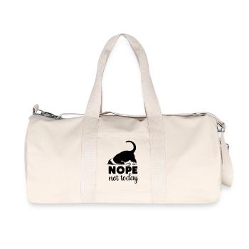nope not today - Recycled Canvas Sports Bag by Stanley/Stella - natural - Front