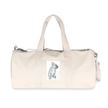 1T - Sac de sport en toile recyclée Stanley/Stella - blanc naturel - Devant