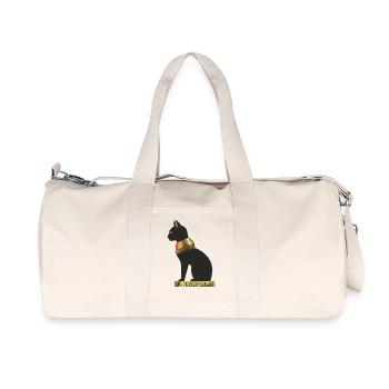 Katzengöttin: Ägyptische Eleganz - Recycelte Canvas-Sporttasche von Stanley/Stella - Naturweiß - Vorne