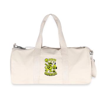 David's Campsite - Recycled Canvas Sports Bag by Stanley/Stella - natural - Front