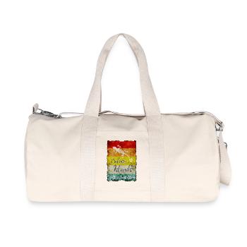 Balearic Islands Vintage Flag Design - Recycled Canvas Sports Bag by Stanley/Stella - natural - Front