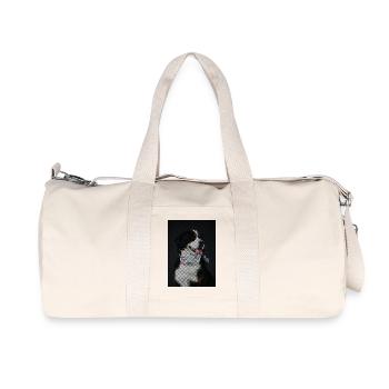 Berneseund flower bandana - Recycled Canvas Sports Bag by Stanley/Stella - natural - Front