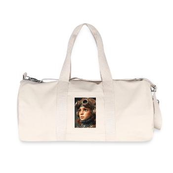 Goggles Gaze Steampunk Scout - Recycled Canvas Sports Bag by Stanley/Stella - natural - Front