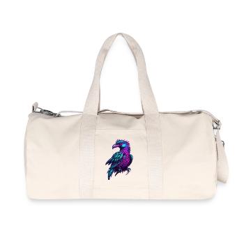 Vol de couleur Neon Phoenix - Sac de sport en toile recyclée Stanley/Stella - blanc naturel - Devant