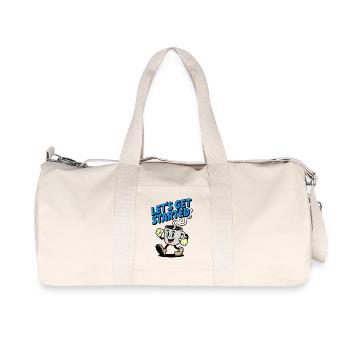 Let's Get Started Coffee Mug - Recycled Canvas Sports Bag by Stanley/Stella - natural - Front