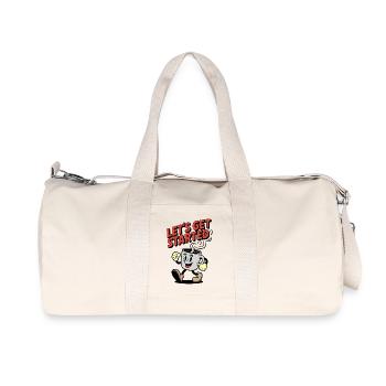 Let's go Tassenheld - Recycled Canvas Sports Bag by Stanley/Stella - natural - Front
