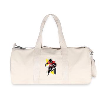 American Football Player USA America Sports Retro - Recycled Canvas Sports Bag by Stanley/Stella - natural - Front