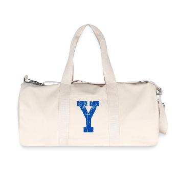 Letter y Retro Sport - Recycelte Canvas-Sporttasche von Stanley/Stella - Naturweiß - Vorne