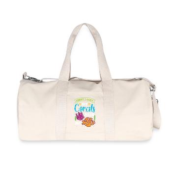 Désolé, je ne peux pas, mes coraux ont besoin de moi conception de récif - Sac de sport en toile recyclée Stanley/Stella - blanc naturel - Devant