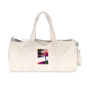 Golfspieler #golf - Recycelte Canvas-Sporttasche von Stanley/Stella - Naturweiß - Vorne
