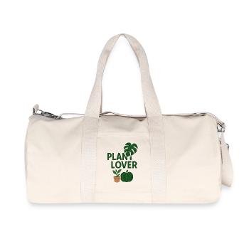 Plant Love Design - Recycled Canvas Sports Bag by Stanley/Stella - natural - Front