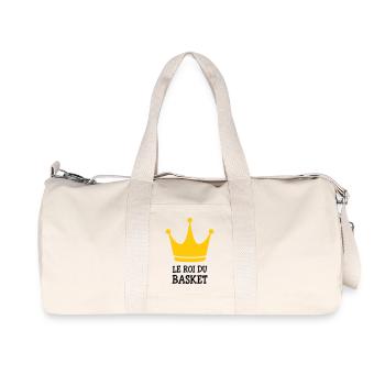 Der König des Basketballs - Recycelte Canvas-Sporttasche von Stanley/Stella - Naturweiß - Vorne