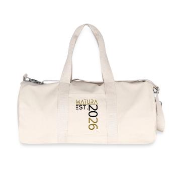 Maturité 2026 - Sac de sport en toile recyclée Stanley/Stella - blanc naturel - Devant
