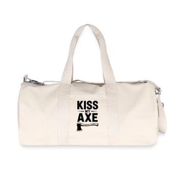 Kiss - Recycled Canvas Sports Bag by Stanley/Stella - natural - Front