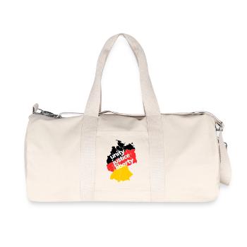Carte de l’Allemagne - Unité, Justice et Liberté - Sac de sport en toile recyclée Stanley/Stella - blanc naturel - Devant