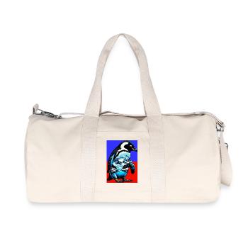 pingouin - Sac de sport en toile recyclée Stanley/Stella - blanc naturel - Devant