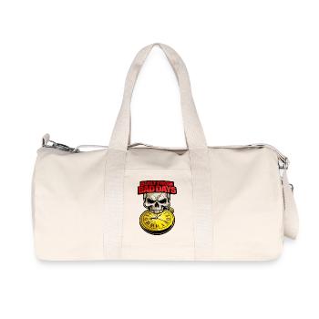 Built From Bad Days Totenkopf Skull Motivation - Recycled Canvas Sports Bag by Stanley/Stella - natural - Front