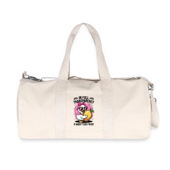 Canard sucré au citron – En pleine transparence - Sac de sport en toile recyclée Stanley/Stella - blanc naturel - Devant