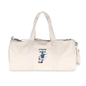 Striker Sniper Football Theme (Striker) - Recycled Canvas Sports Bag by Stanley/Stella - natural - Front