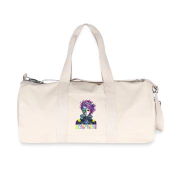 Cyber Girl Crâne dur Coeur tendre - Sac de sport en toile recyclée Stanley/Stella - blanc naturel - Devant