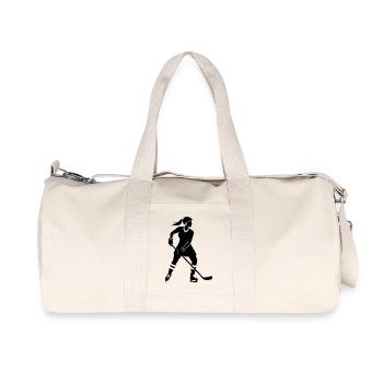 Hockey féminin - Sac de sport en toile recyclée Stanley/Stella - blanc naturel - Devant