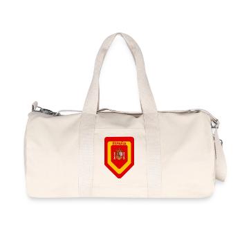 Spanien Wappen Druck - Recycelte Canvas-Sporttasche von Stanley/Stella - Naturweiß - Vorne