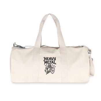 métal lourd - Sac de sport en toile recyclée Stanley/Stella - blanc naturel - Devant