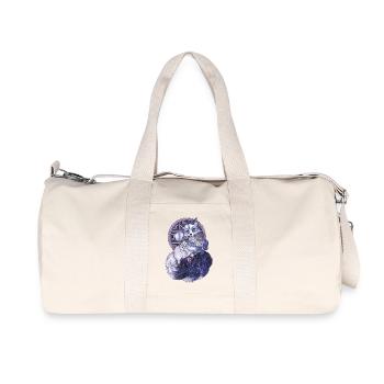 Kitsune Renard Fantôme Japonais Ciel Nocturne Japon - Sac de sport en toile recyclée Stanley/Stella - blanc naturel - Devant