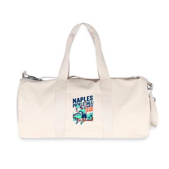 Naples Pickleball Makes Say Dirt Words - Sac de sport en toile recyclée Stanley/Stella - blanc naturel - Devant