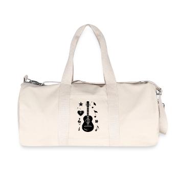 hawaii music - Recycled Canvas Sports Bag by Stanley/Stella - natural - Front