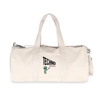 Green Alien Pointer - Recycled Canvas Sports Bag by Stanley/Stella - natural - Front