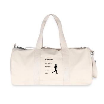 laufen Frau - Recycelte Canvas-Sporttasche von Stanley/Stella - Naturweiß - Vorne