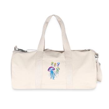 Jellyfish - Recycled Canvas Sports Bag by Stanley/Stella - natural - Front