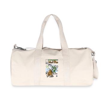 Shit comic - Recycled Canvas Sports Bag by Stanley/Stella - natural - Front